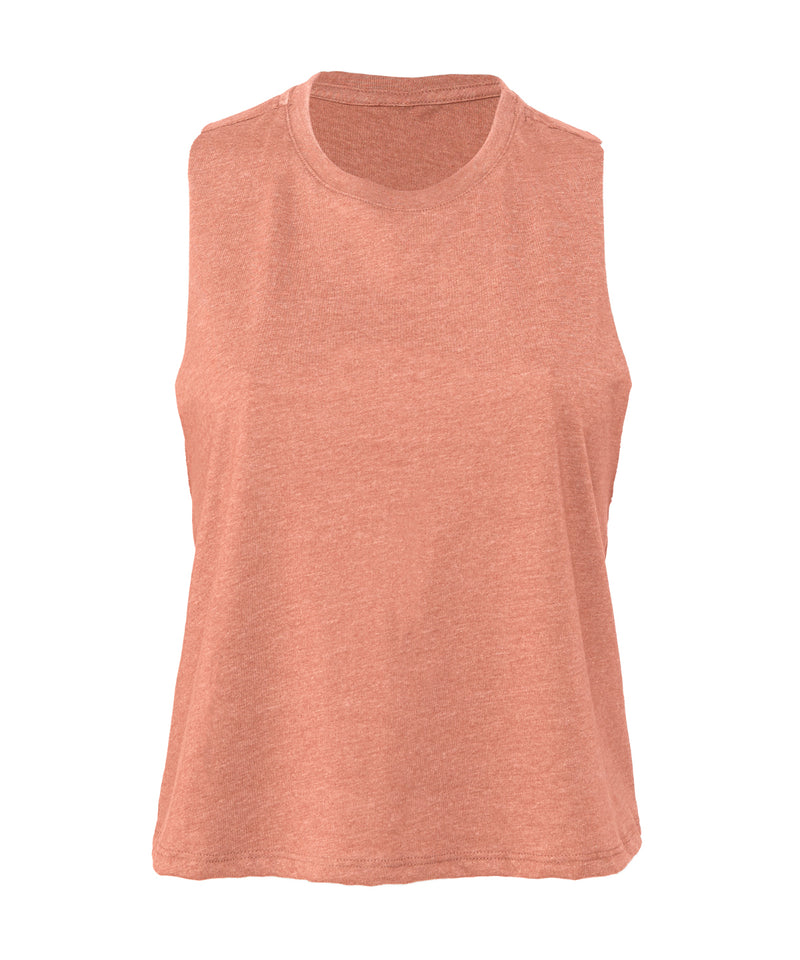 Bella Canvas Women's Racerback Cropped Tank Top