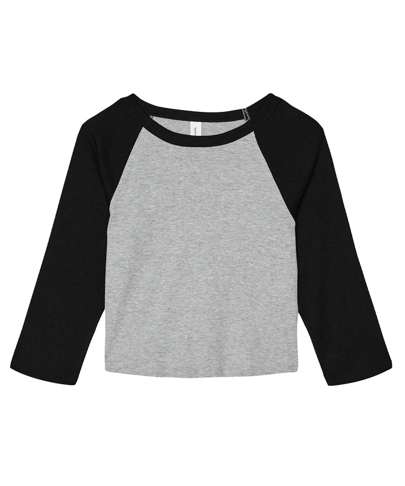 Bella Canvas Women's Micro Rib 3/4 Raglan Baby T-Shirt