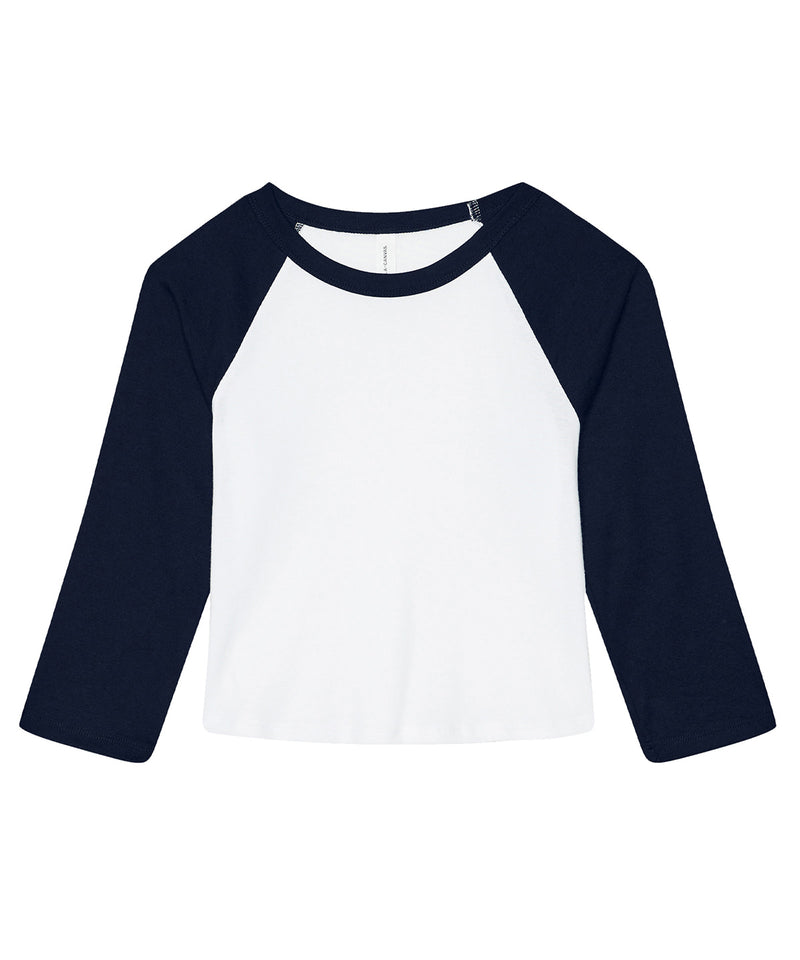 Bella Canvas Women's Micro Rib 3/4 Raglan Baby T-Shirt