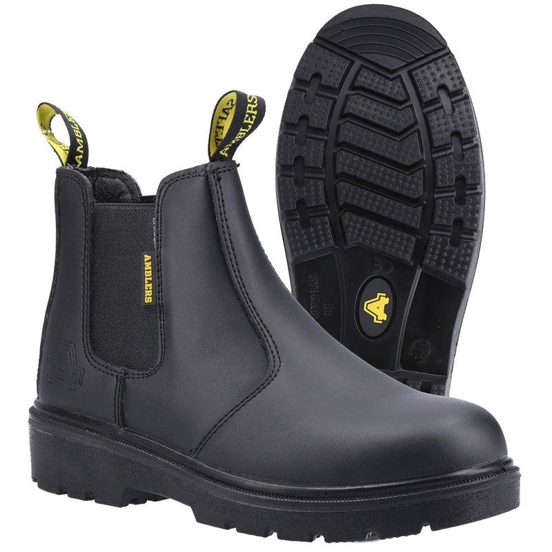 Back view of the Amblers FS116 dealer boot.