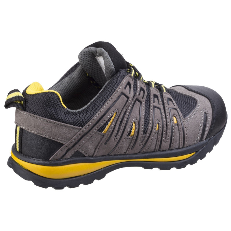 Side view of the sporty FS42C safety trainer.