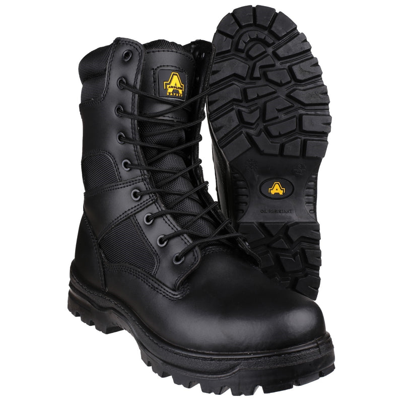 Back view of the Amblers FS009C hi-leg boot.