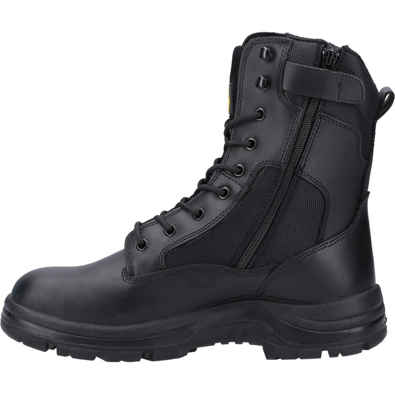 Detail of the eyelets on the FS008 hi-leg boot.