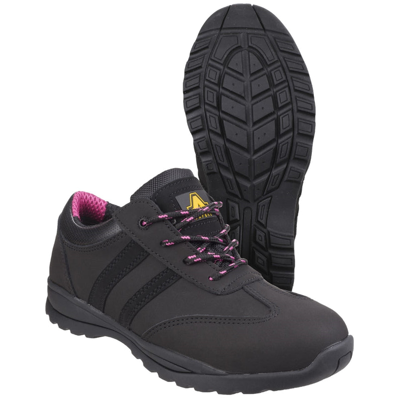 Back view of the Amblers FS706 Sophie ladies' safety trainer.