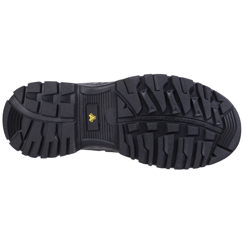 Top view of the Amblers FS430 Orca boot, showing the lacing.