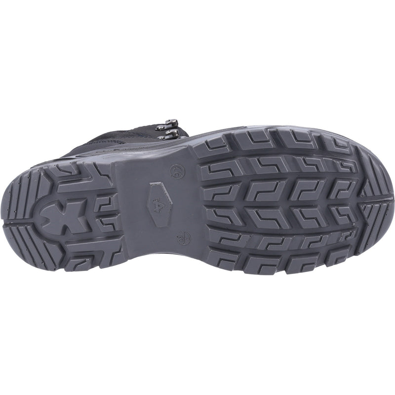 Top-down view of the AS252 leather safety boot.