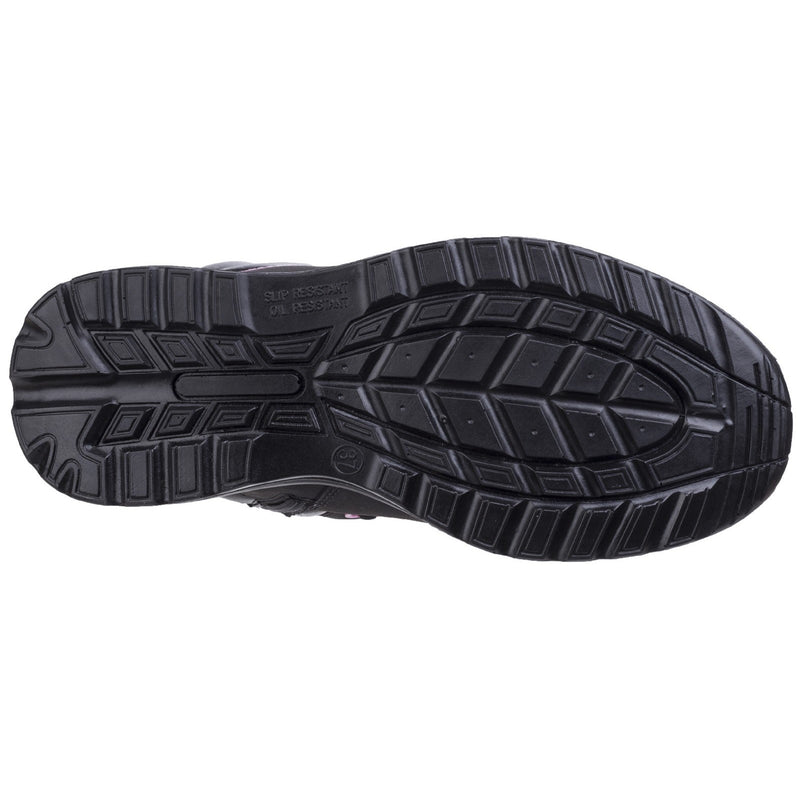 Top-down angled view of the stylish AS601 Lydia safety boot.