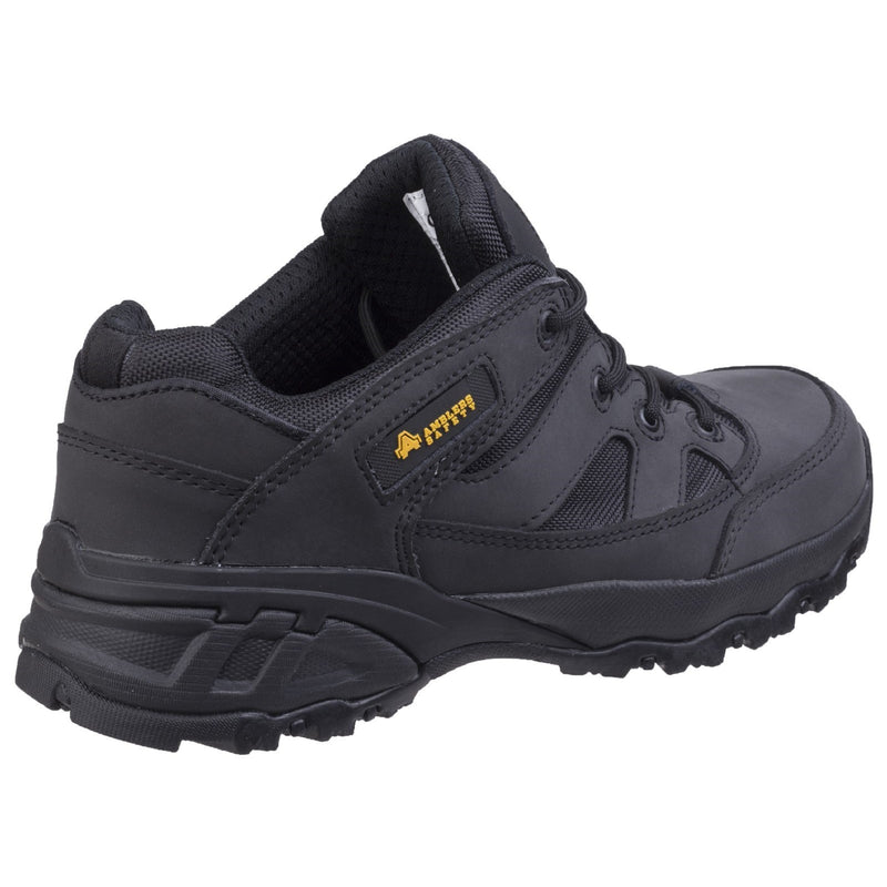 Side view of the FS68C metal-free safety trainer with yellow accents.