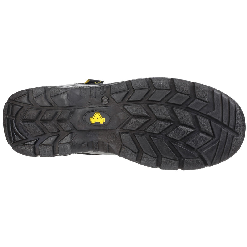 Top-down view highlighting the protected toe area of the AS335 boot.