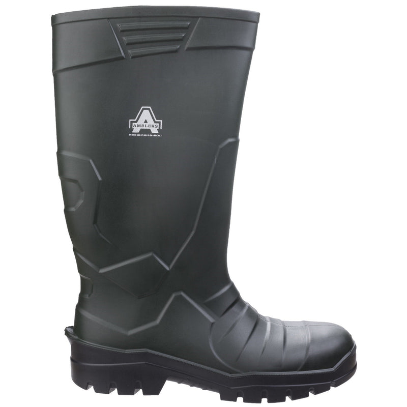 Amblers Teviot heavy duty black wellington with reinforced shaft