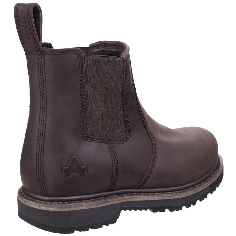 Side profile of the AS231 pull-on dealer safety boot.
