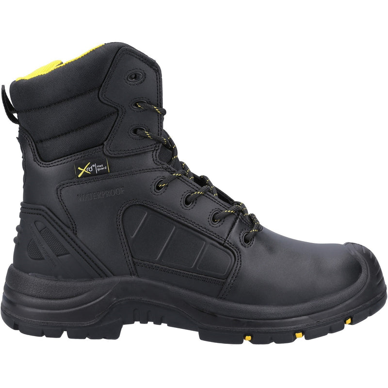 Detail of the internal waterproof lining of the AS350C Berwyn boot.