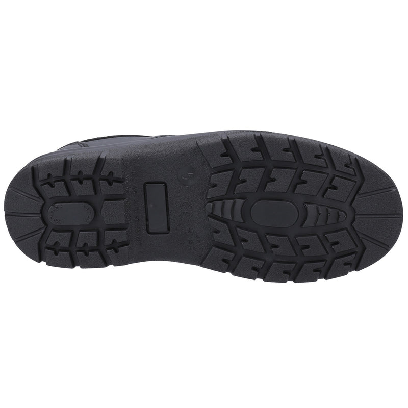 Overhead view of the grey AS716C safety shoe.