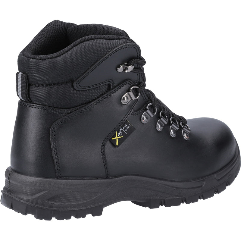 Side view of the grey Amblers AS606 safety boot.