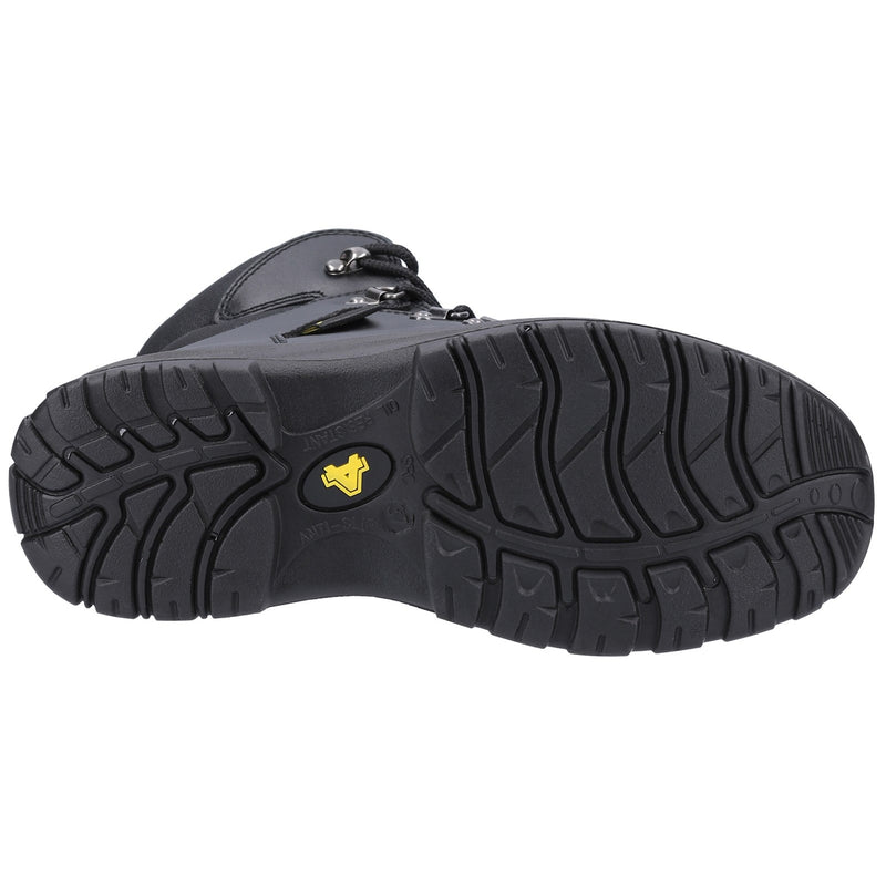Overhead shot of the modern AS606 safety boot.