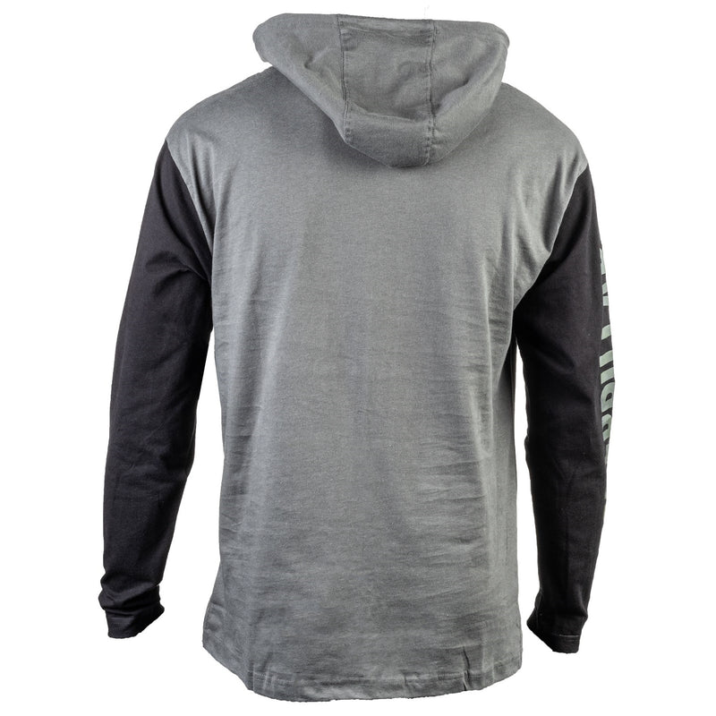 Caterpillar Hooded Long Sleeve Tee