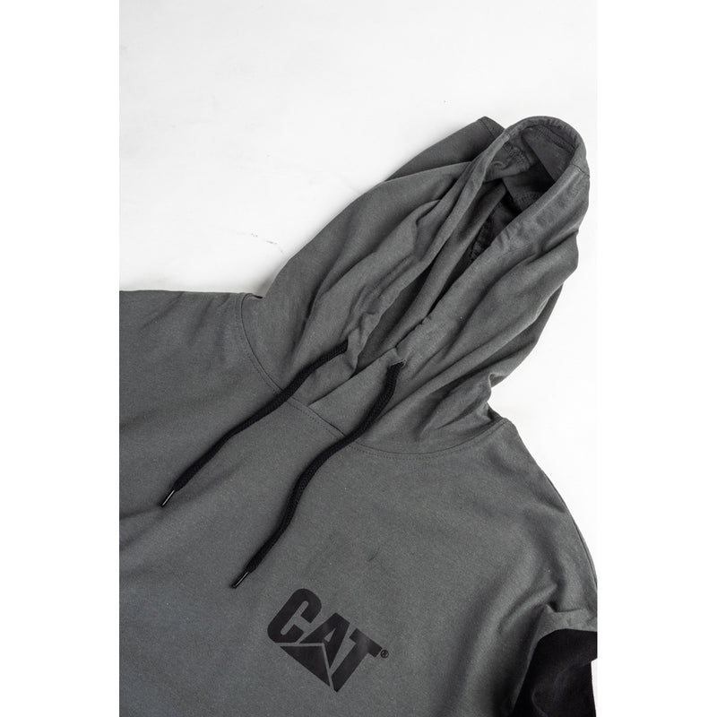 Caterpillar Hooded Long Sleeve Tee