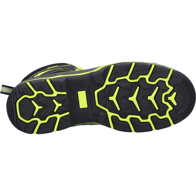 Overhead view of the yellow Beacon safety boot.