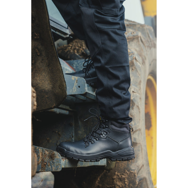 Detailed close-up shot of the Amblers 258 boot's side.