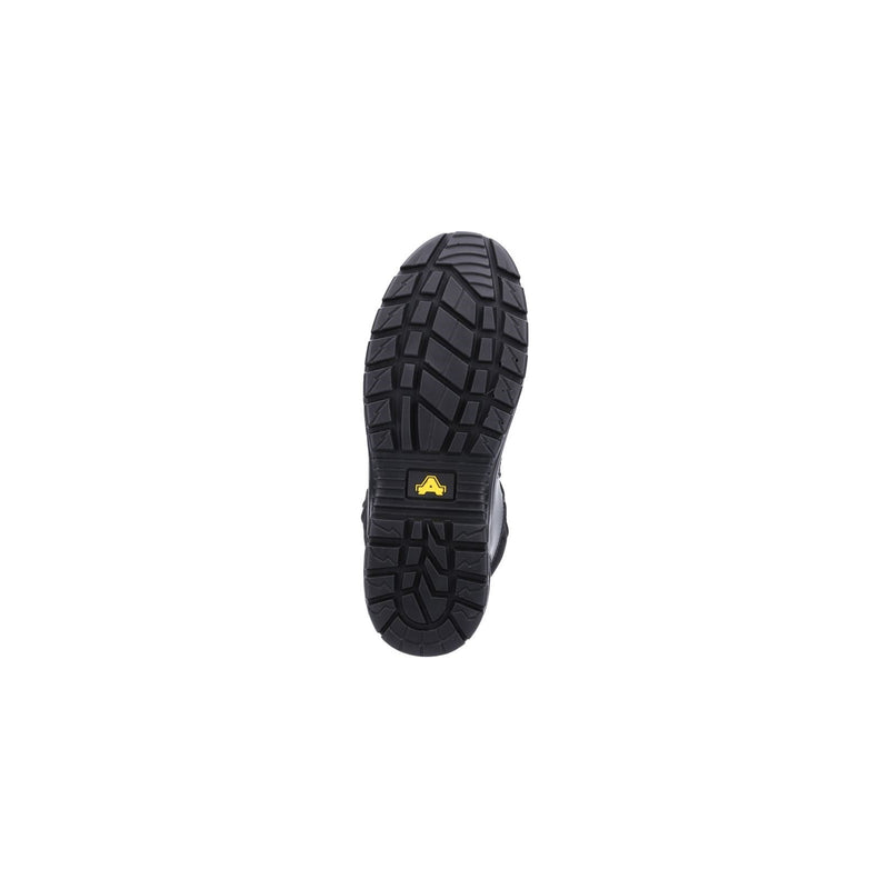 Top view of the black 241 safety boot.