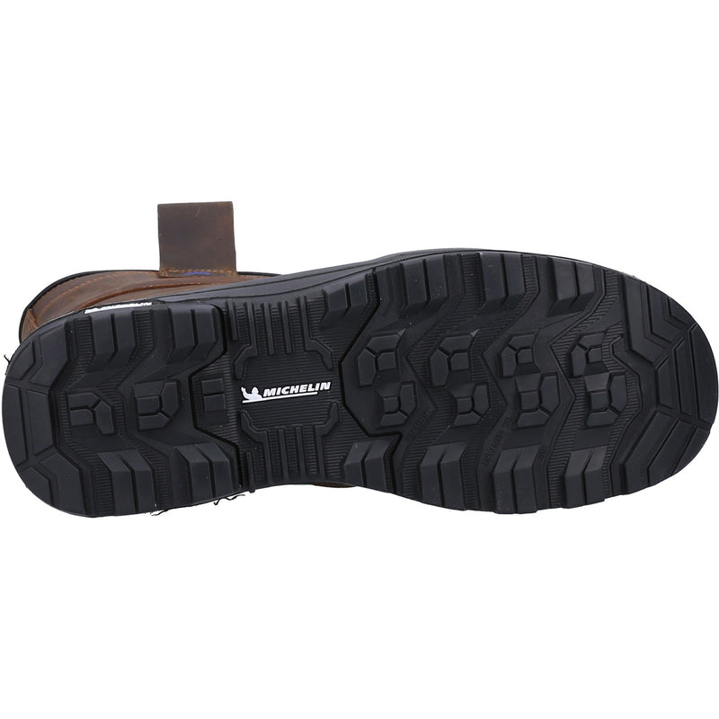 Top-down view of the Amblers 983C rigger boot.