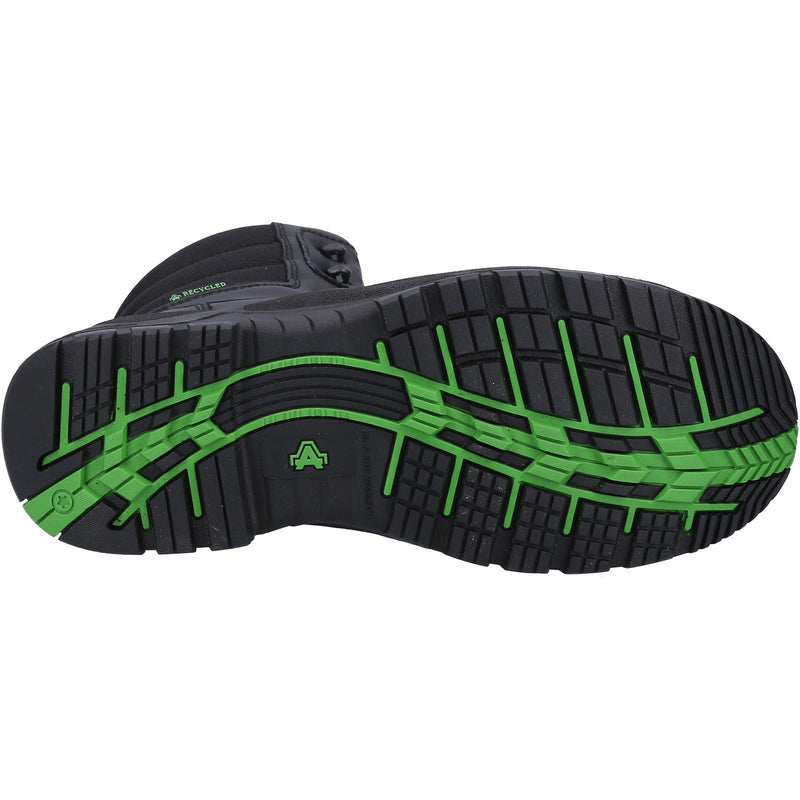 Top-down perspective of the 503 safety boots.