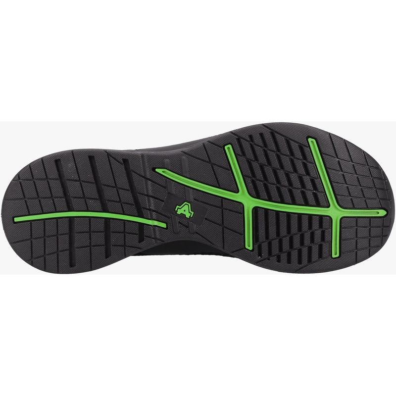 Top view of the sleek 610 safety trainers.