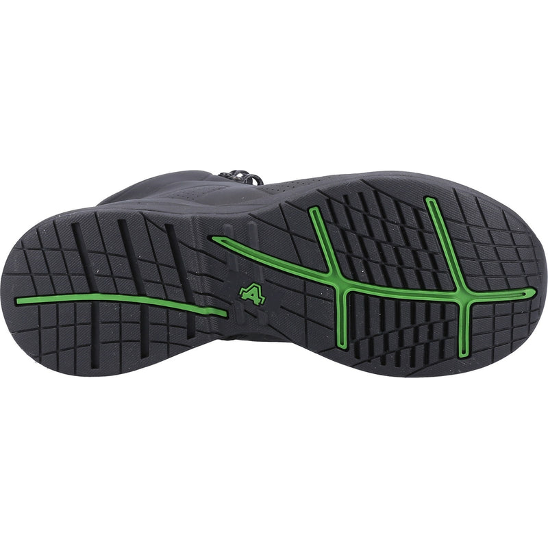 Overhead view of the 611 boots.