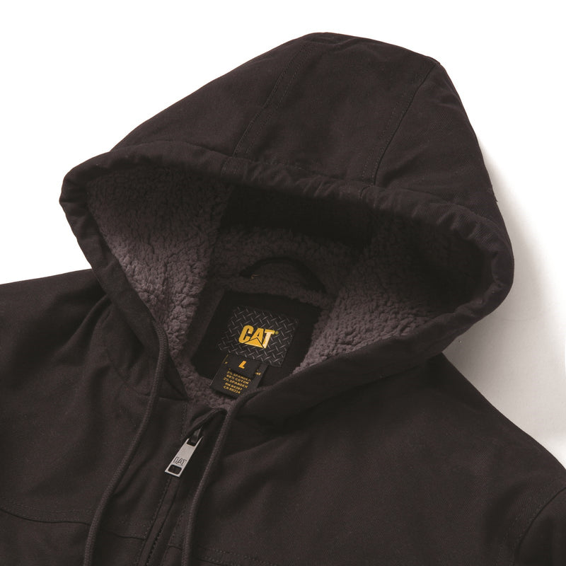 Caterpillar Hooded Sherpa Lined Jacket