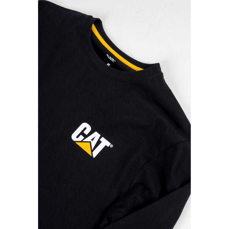 Caterpillar Trademark Banner Long Sleeve T-Shirt
