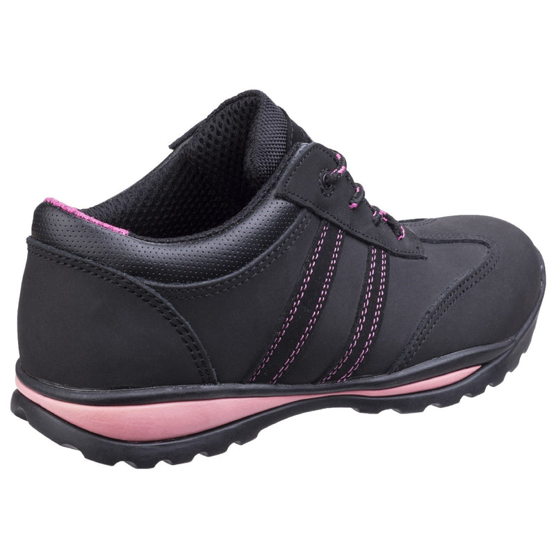 Side profile of the sporty FS47 safety trainer.