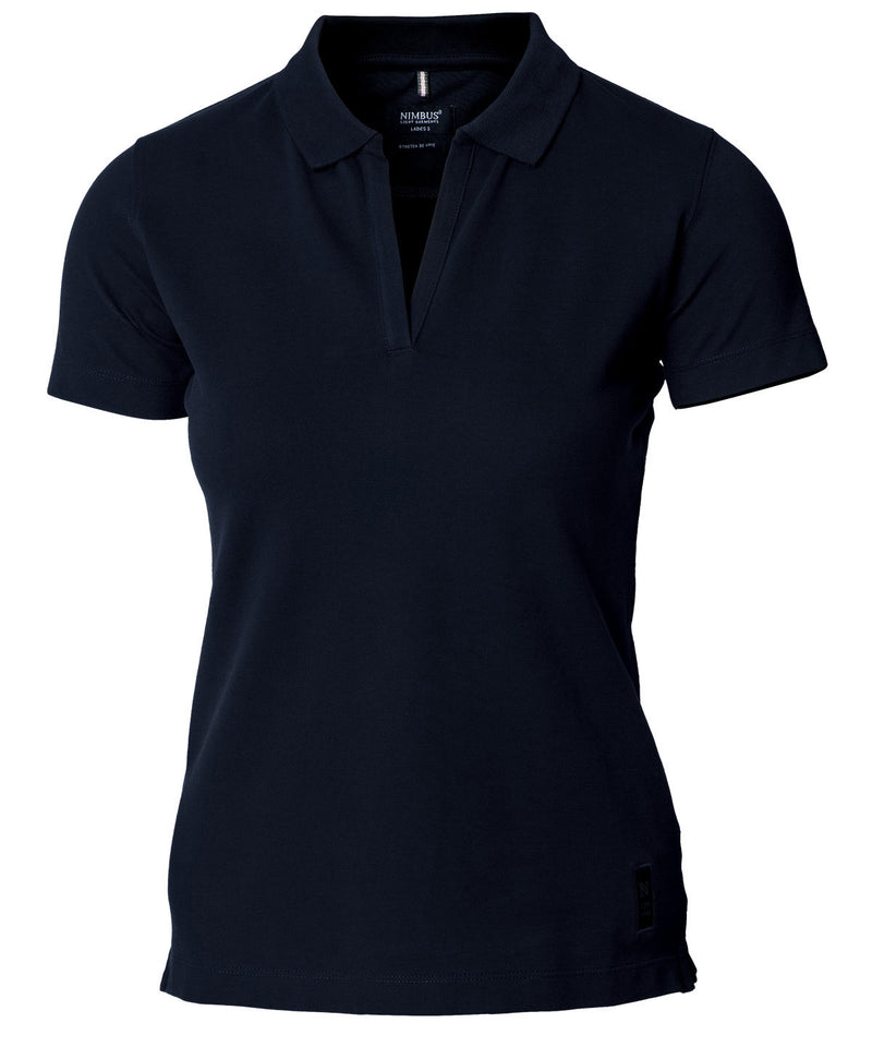 Nimbus Womens Harvard V-Neck Stretch Deluxe Polo