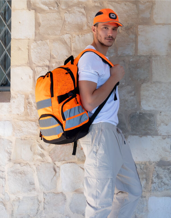 Shugon London Pro Hi-Vis Backpack - Hi Vis Orange