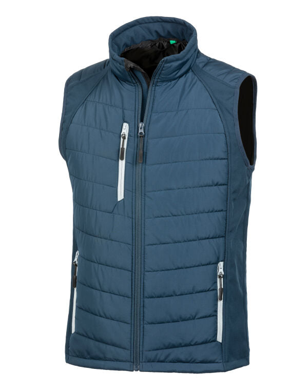 Result Recycled Compass Padded Softshell Gilet