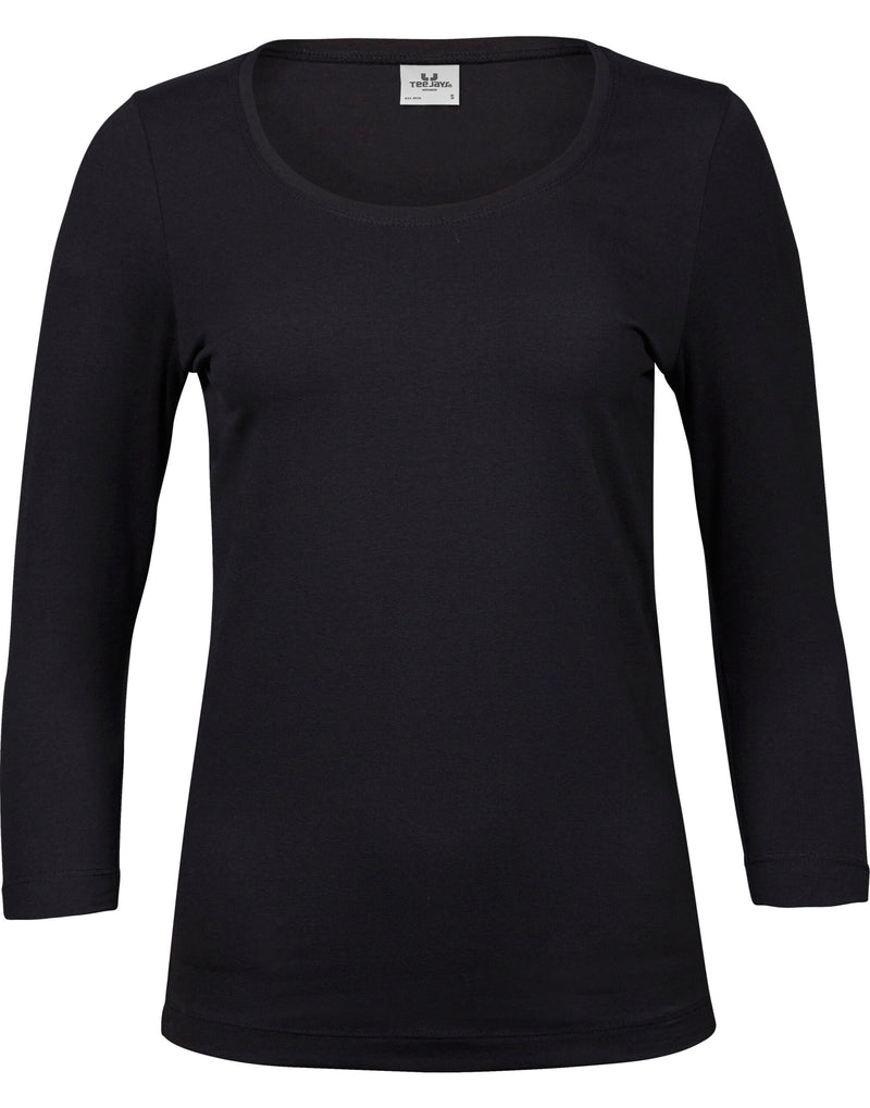 Tee Jays Women's Stretch 3/4 Sleeve Tee