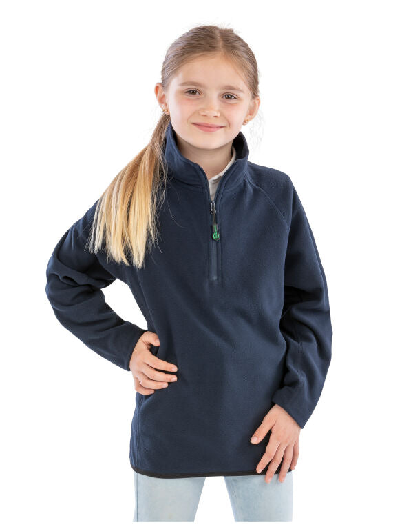 Result Recycled Recycled Junior Microfleece Top - Black