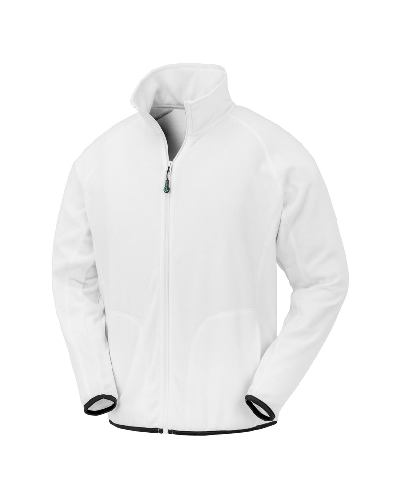 Result Recycled Recycled Microfleece Jacket - White