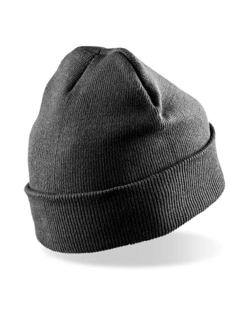Result Winter Essentials Double Knit Thinsulate Printers Beanie - Grey