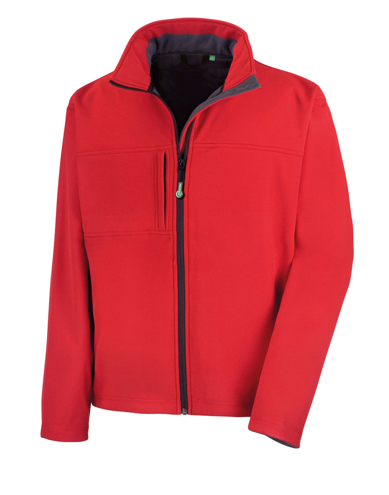 Result Men'S Recycled Classic 3-Layer Softshell - Red