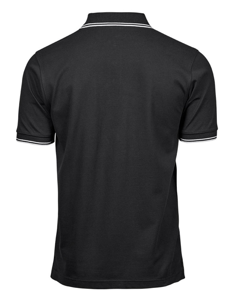 Tee Jays Men's Luxury Stripe Stretch Polo