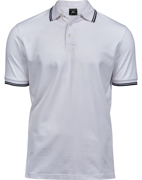 Tee Jays Men's Luxury Stripe Stretch Polo