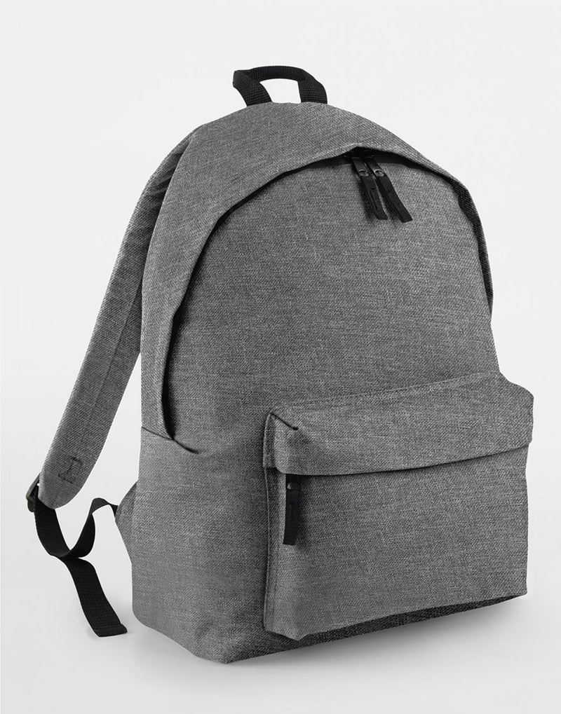 A sky blue and white retro shoulder bag.