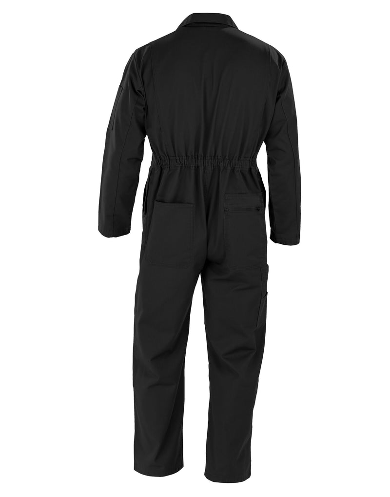 Result Recycled Action Overall With Zip Front - Black