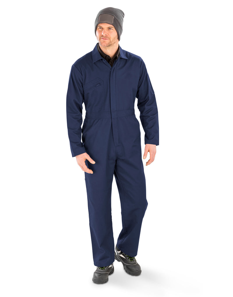 Result Recycled Action Overall With Zip Front - Navy