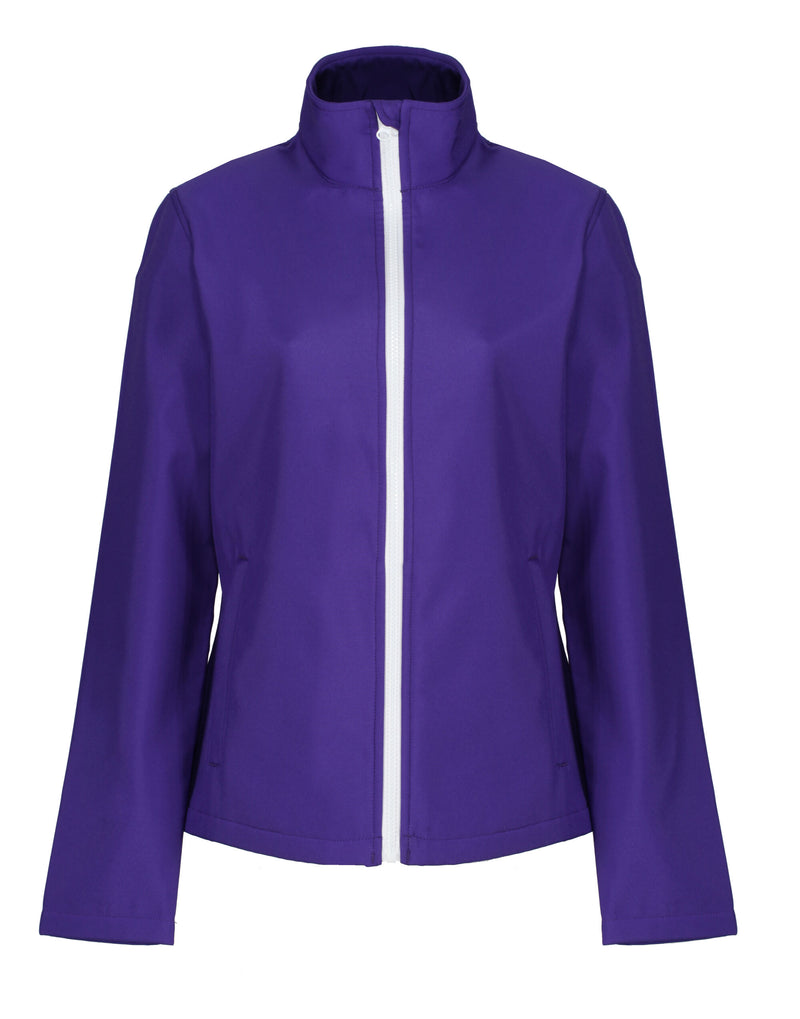 Regatta Professional TRA629 Ablaze Women'S Printable Softshell - Vibrant Purple/ White