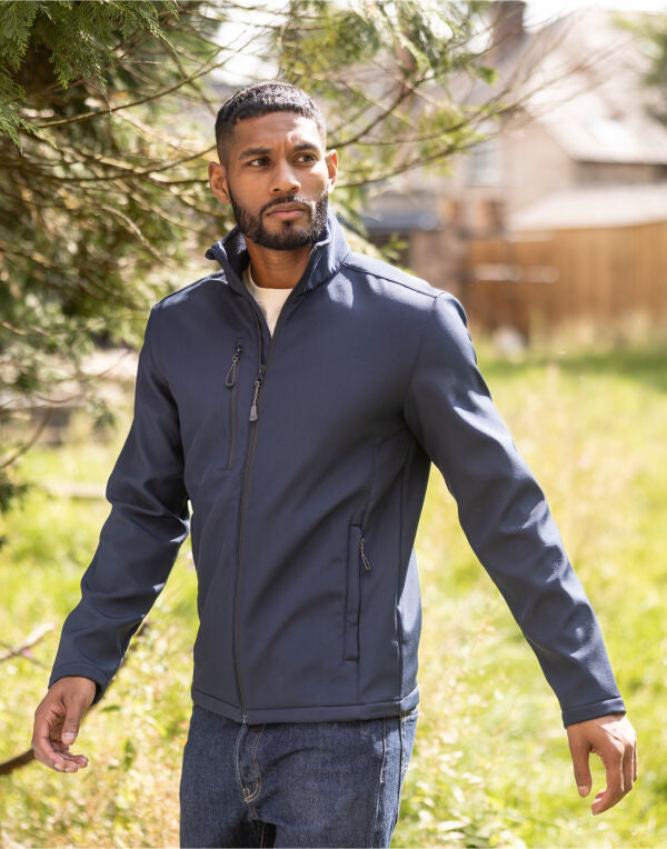Regatta Honestly Made Recycled Printable Softshell Jacket - Black
