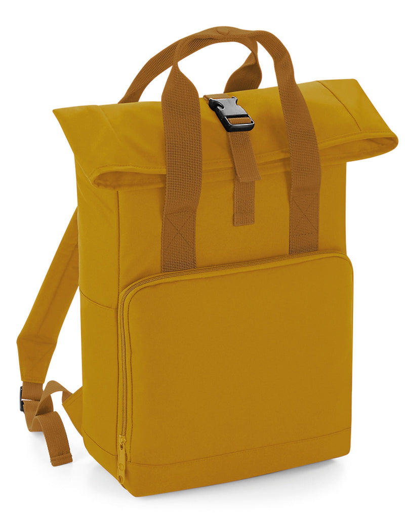A burgundy Bagbase Twin-Handle Backpack against a neutral background.