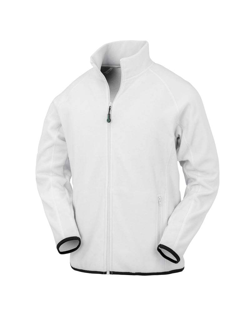 Result Recycled Recycled Unisex Fleece Polarthermic Jacket - White