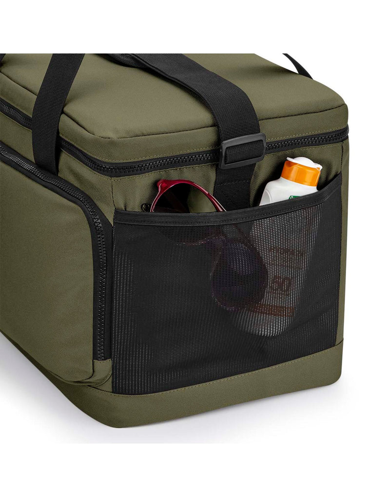 Bagbase matte PU toiletry accessory case with a large main compartment, shown from the front.