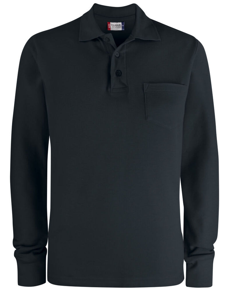 Clique Basic Pocket Polo L/S